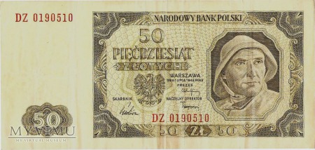 50 złotych, 1948 rok.