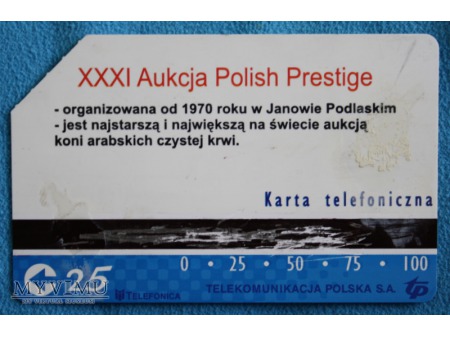 XXXI Aukcja Polich Prestige Janów Podlaski 2000