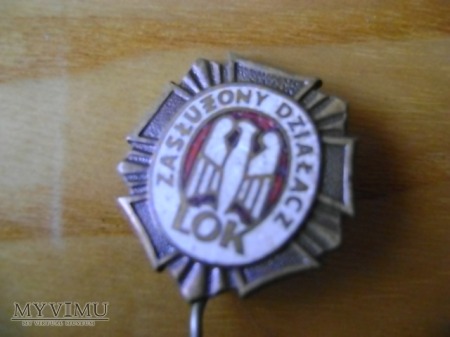 brązowa odznaka Zasłużony Działacz LOK