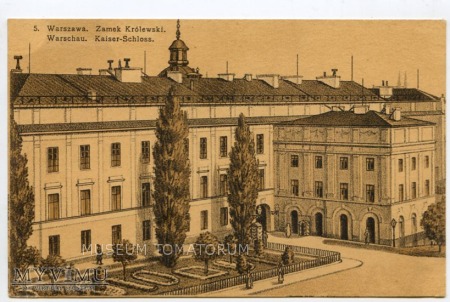 Duże zdjęcie W-wa - Zamek - od południa - 1915-1918