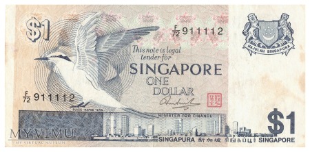 Duże zdjęcie Singapur - 1 dolar (1976)