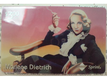 Marlene Dietrich Karta Telefoniczna SPRINT USA