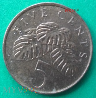 5 cents Singapur 1995