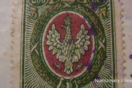 Duże zdjęcie znaczek opłaty stemplowej za 200 marek polskich