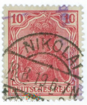 Znaczek-Deutsches Reich- Nikolai