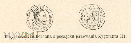 Trzygroszówka koronna Zygmunta III