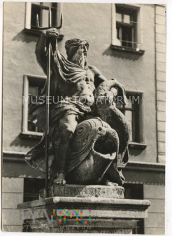 Gliwice - Rzeźba Neptuna - 1973