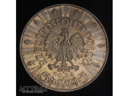 5 zlotych 1934 Pilsudski