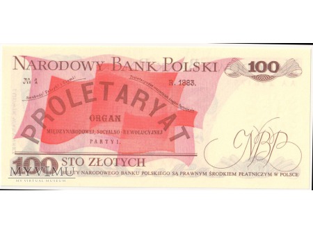 100 złotych 1975 rok seria AA