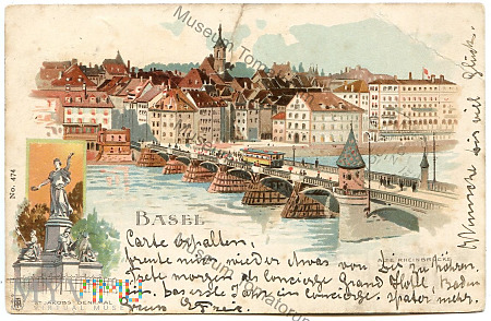 Basel - Bazylea - Stary most - 1901