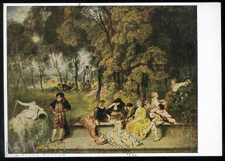 Watteau - Spotkanie towarzyskie pod chmurką - 1957