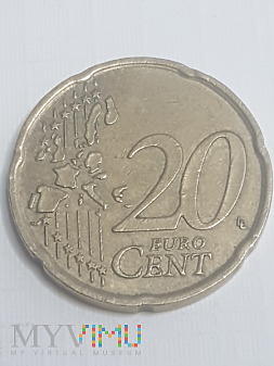 20 Eurocentów 2014 r. Łotwa