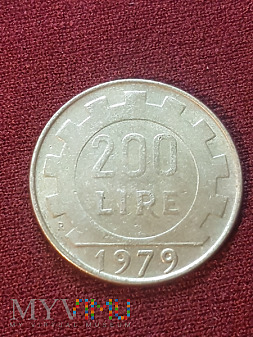 Włochy- 200 lirów 1979 r.