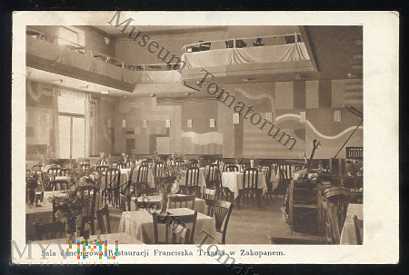 Zakopane - Restauracja Trzaski - 1930