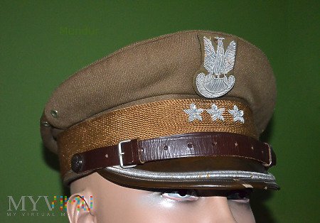 Czapka garnizonowa porucznika z 1970r.
