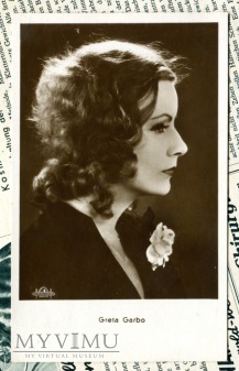 Duże zdjęcie Greta Garbo IRIS Verlag nr 5972 Vintage Postcard