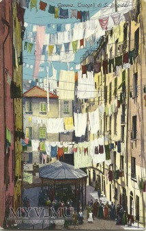 Włochy - Genova - pranie