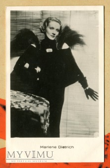 Marlene Dietrich Łotwa Pocztówka Glamour Latvia