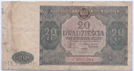 20 złotych - 1946.