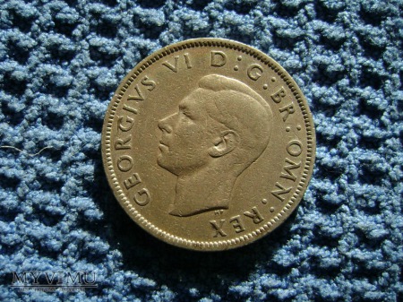 2 szyling (shilling) Wielka Brytania 1950