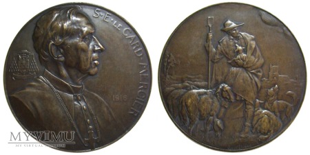 Kardynał Désiré-Joseph Mercier medal 1916
