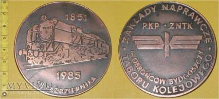 Medal kolejowy - firmowy ZNTK Bydgoszcz