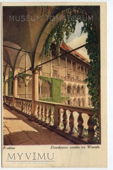 Duże zdjęcie Kraków - Wawel - Dziedziniec - lata 30-te