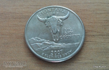 Quarter Dollar - Montana 2007