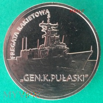 Fregata rakietowa „Gen. K. Pułaski” 2zł 2013