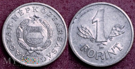 Duże zdjęcie Węgry, 1 Forint 1967