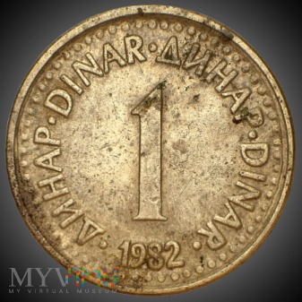Duże zdjęcie dinar jugosłowiański
