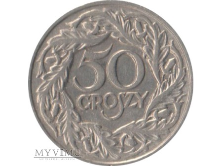 Duże zdjęcie 50 groszy 1923 rok