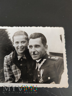 Duże zdjęcie Pan Kapitan z córką Danusią - Inowrocław 1938