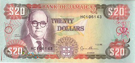 Jamajka - 20 dolarów (1995)