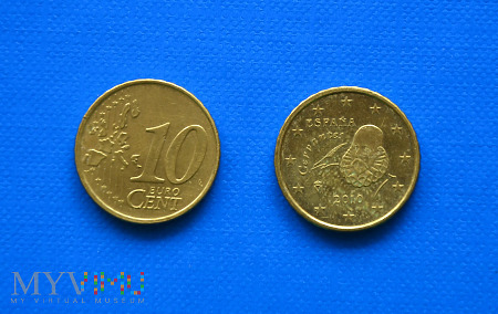 Moneta: 10 euro cent - Espana 2010