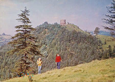 Rytro - ruiny zamku królewskiego (XIV w.)