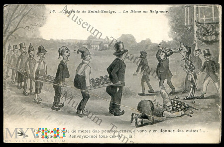 Pocztówka artyst.- Legende de Saint-Saulge - 1914