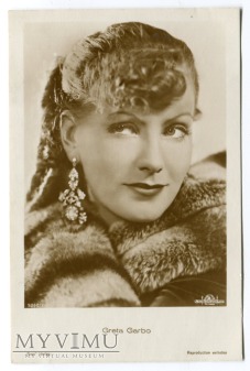Duże zdjęcie Greta Garbo Verlag Ross 5260/2 Vintage Postcard
