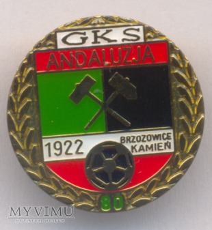 GKS Andaluzja odznaka 80 lecie klubu