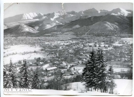 Duże zdjęcie Zakopane 1961 - Widok ogólny