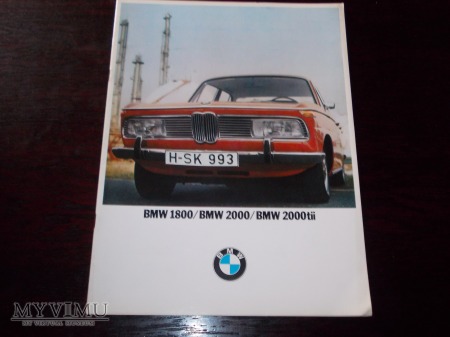 Prospekt BMW 1800/2000/2000tii