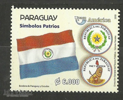 Bandera de Paraguay y Escudos