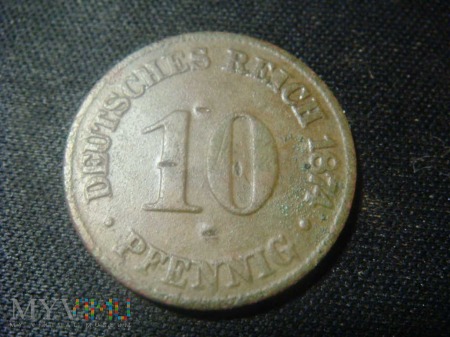 10 pfennig 1874 C