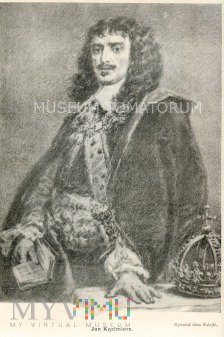 król Jan Kazimierz - rys. Matejko