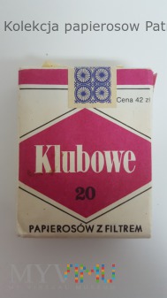 Papierosy KLUBOWE 1987 r. Radom