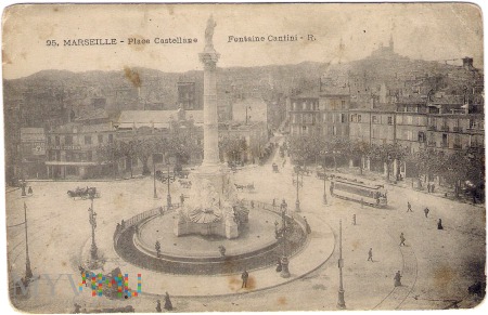 Marseille - Place Castellane - pocz. XX wieku