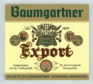 Baumgartner, Export