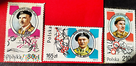 II Wojna Światowa na znaczkach pocztowych