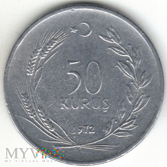 50 KURUS 1972
