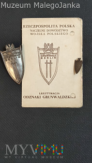 Legitymacja nadanie KWMO + odznaka OG z 1946 r.